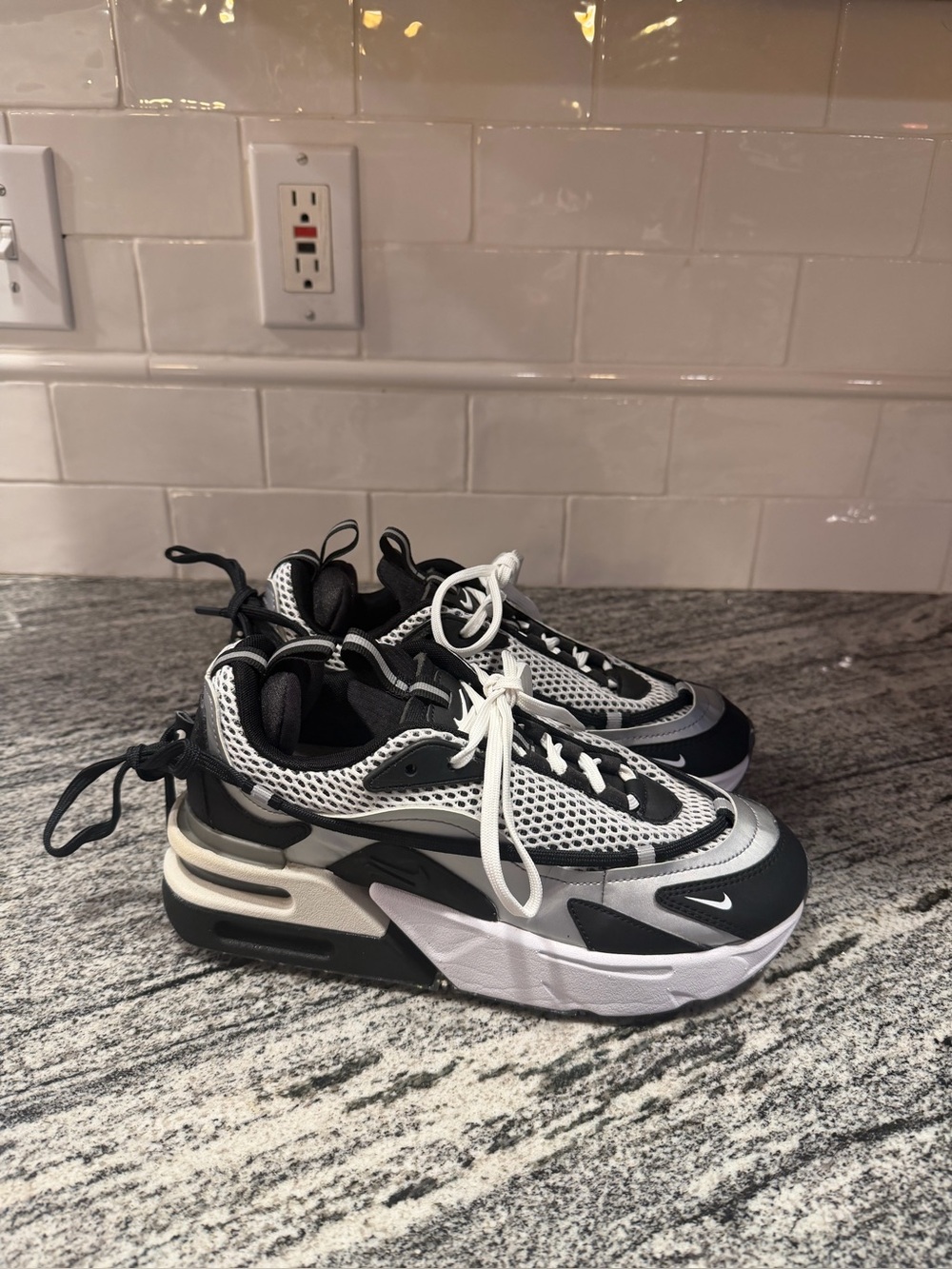 Women’s Nike Air Max Furyosa NRG Silver Black DC7350-001 Size 6.5